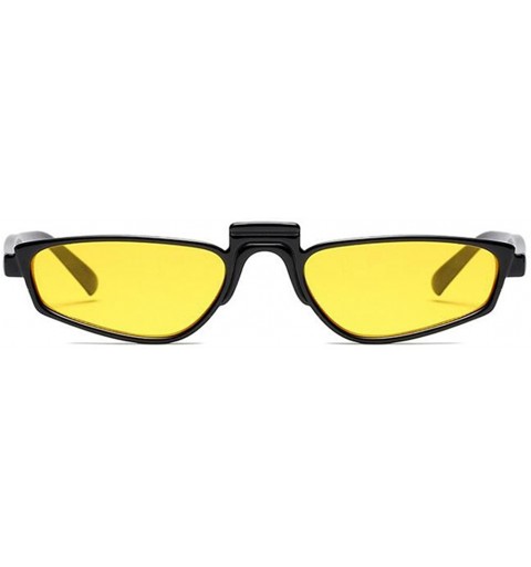 Oversized Unisex Retro Vintage eyewear Fashion Small Square Frame Mini Sunglasses - C5 - C418CIDI60S $20.97