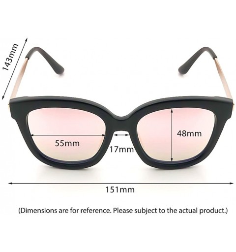 Round Vintage Polarized Sunglasses Fashion Cat Eye Sun Glasses for Driving Fishing Outdoor Sun Eyewear Women/Men - CH18GE90S7...