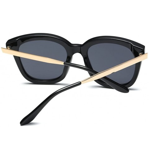Round Vintage Polarized Sunglasses Fashion Cat Eye Sun Glasses for Driving Fishing Outdoor Sun Eyewear Women/Men - CH18GE90S7...