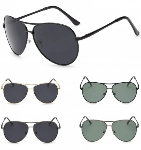 Oval Polarized Vintage Aviation Sunglasses Men Sun Glasses Women Eyeglasses Spring Leg Gafas Oculos De Sol - CO197A3WN82 $13.72