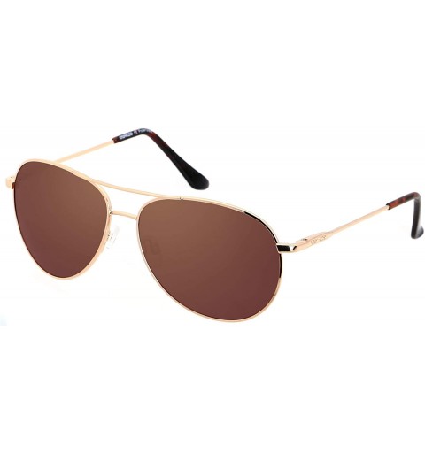 Aviator Aviator Sunglasses for Men Women Polarized UV400 Protection Sun Glasses AVALON - Classic - Polarized Brown - CM18WL4R...