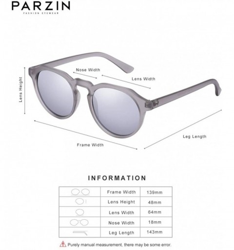 Round Retro Round Sunglasses for Men Fashion Classic Shade Cheap Glasses PZ4367 - Silver Knight - CL192EN4X68 $11.27