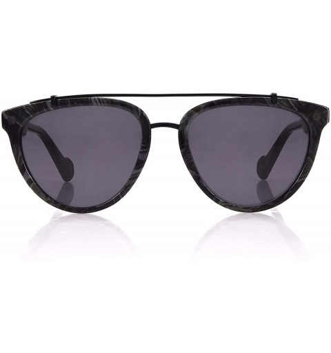 Square Noelle Me Gusta Square-Round Retro Hipster Trendy Sunglasses Women Men 52mm - Noir - CR18A88ST2E $43.68