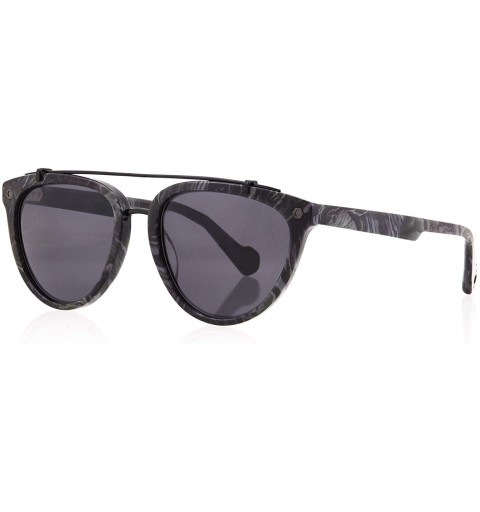 Square Noelle Me Gusta Square-Round Retro Hipster Trendy Sunglasses Women Men 52mm - Noir - CR18A88ST2E $43.68