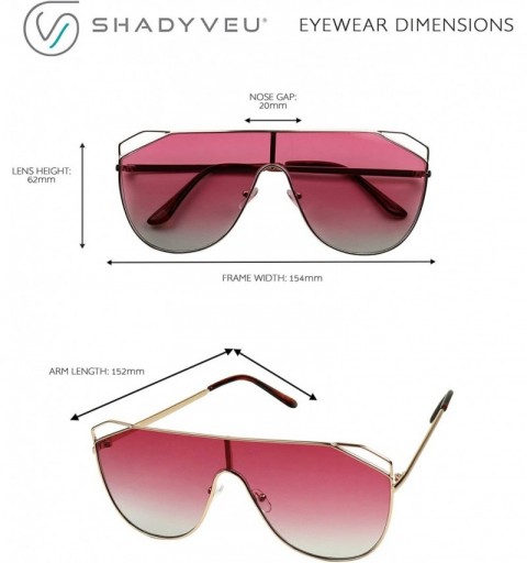 Square Oversized Flat Top Aviator Sunglasses 80s Retro Shield Dual Tone Oceanic Flat Lens Tear Drop Metal Frame Shades - CC18...