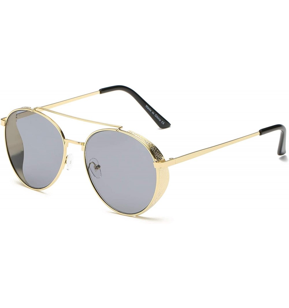 Aviator Classic Aviator Fashion Sunglasses - Smoke Black - CZ18WU5HORE $22.90