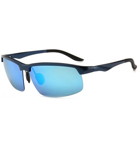 Square Women Cycling Mountaineering Running Polarized Sunglasses- 100% UV Protection - Glacial Blue - C018QNZO7LK $18.20