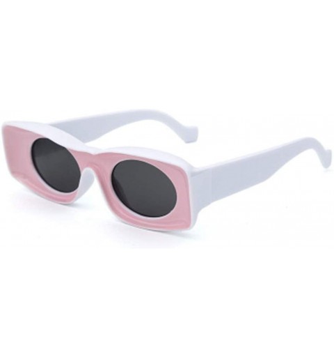 Sport Men and Women Personality Funny Glasses Colored Frame Sunglasses - 5 - CQ190L2SKRM $25.99