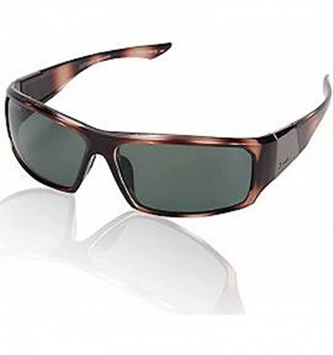 Rectangular Aperture Sunglasses & Carekit Bundle - Tortoise / Bronze Polarized - C818EHIEOAD $33.12