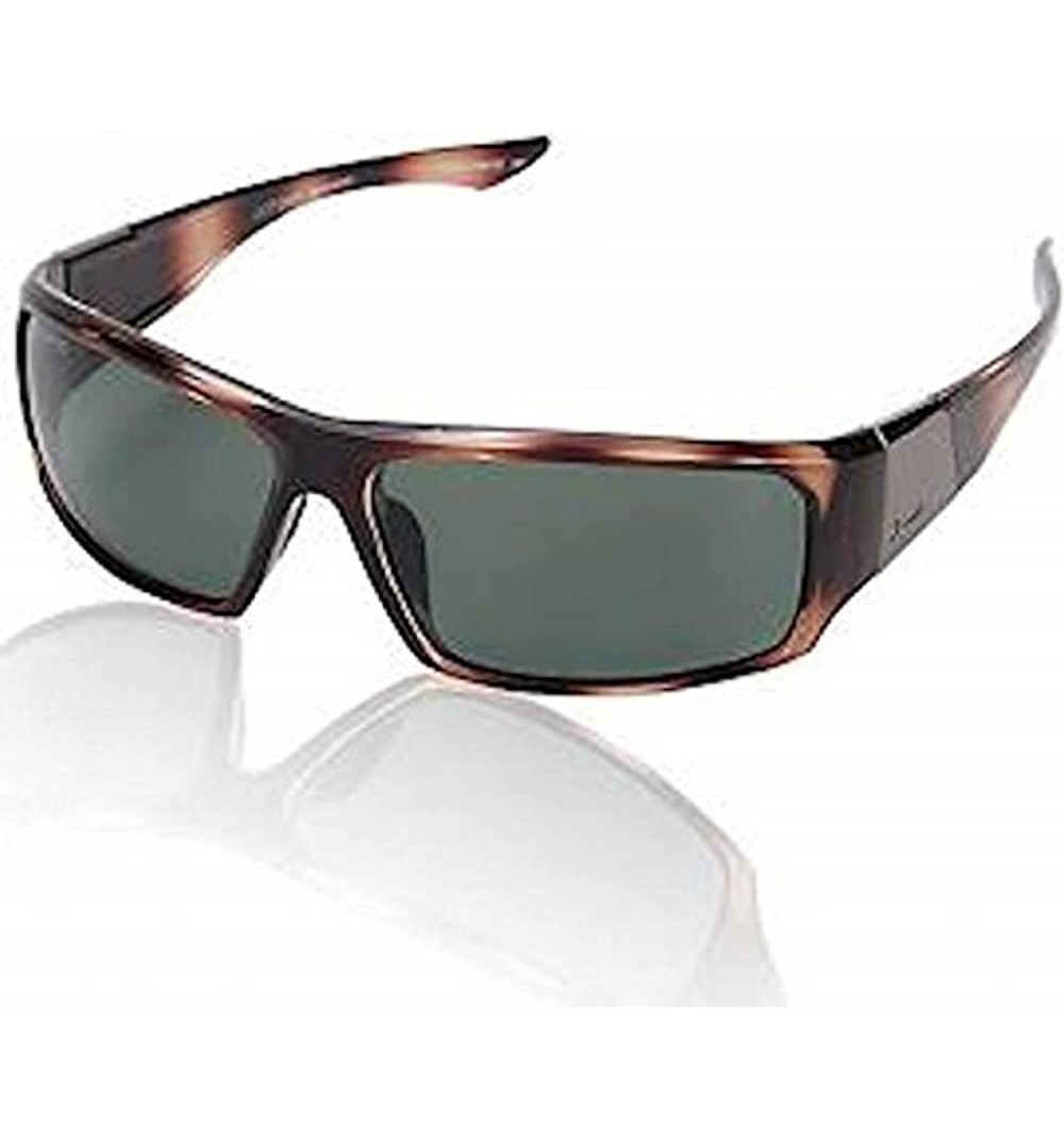 Rectangular Aperture Sunglasses & Carekit Bundle - Tortoise / Bronze Polarized - C818EHIEOAD $33.12