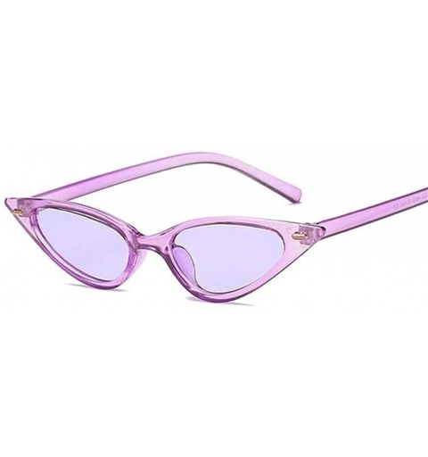 Cat Eye Sexy Cat Eye Sunglasses Women Mirror Sun Glasses Ladies Cateye Lens Shades For Female Eyewear UV400 - CC198UNU40Q $10.38