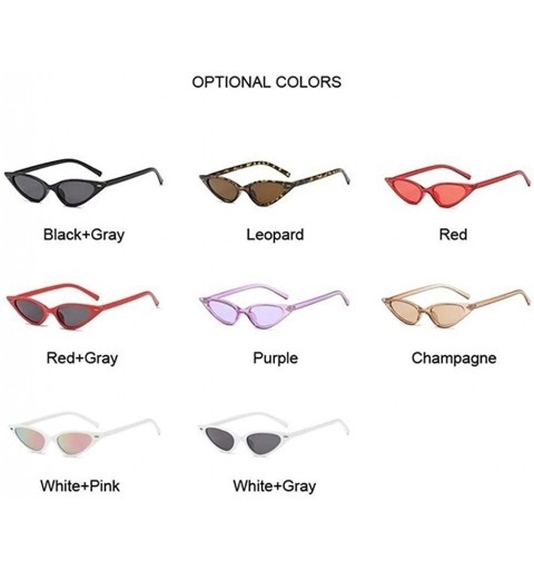 Cat Eye Sexy Cat Eye Sunglasses Women Mirror Sun Glasses Ladies Cateye Lens Shades For Female Eyewear UV400 - CC198UNU40Q $10.38