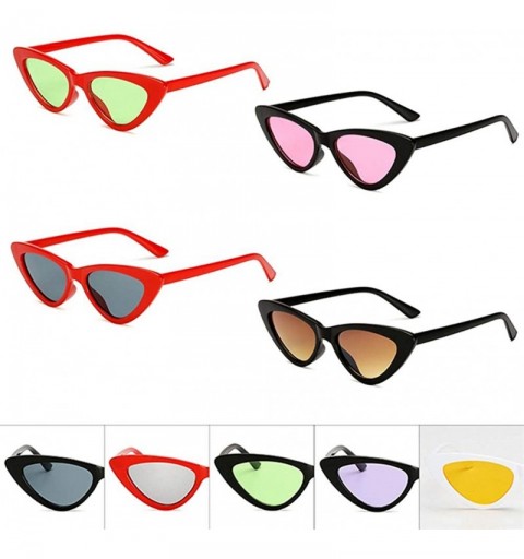 Round sunglasses for women Vintage Round Eyewear Gradient Retro Sun Glasses - 3 - CJ18WXSEU45 $18.15