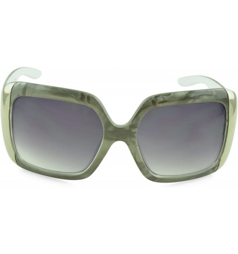 Butterfly Women's Celebrity Style Sunglasses - Oversized Retro Style - Smoke-i - CA129K9JXLZ $8.50