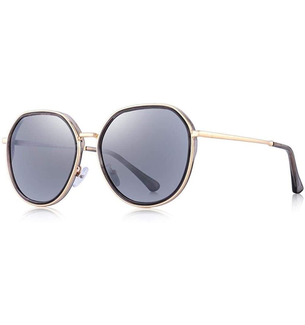 Aviator DESIGN 2019 New Arrival Women Fashion Trending Sunglasses Ladies C01 Black - C04 Silver - C318XGEHXSD $16.05