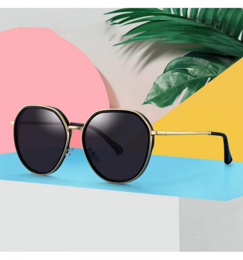 Aviator DESIGN 2019 New Arrival Women Fashion Trending Sunglasses Ladies C01 Black - C04 Silver - C318XGEHXSD $16.05