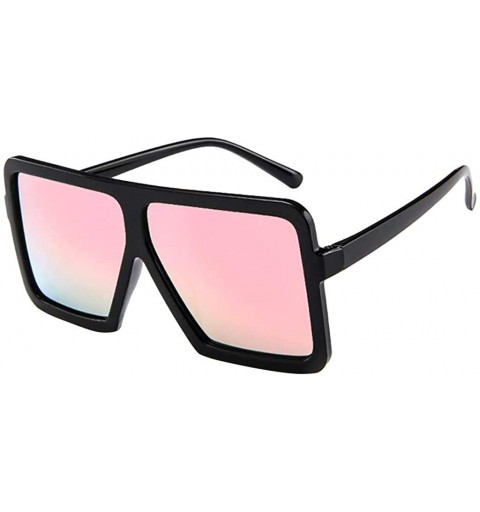 Oversized Oversized Sunglasses Polarized Fashion - Black - CG1964988UT $11.72
