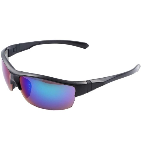 Sport UV400 Protection Sunglasses Men Women Sports Driving Fishing Travel Sunglasses with Super Lightweight Frame - C018W563Q...