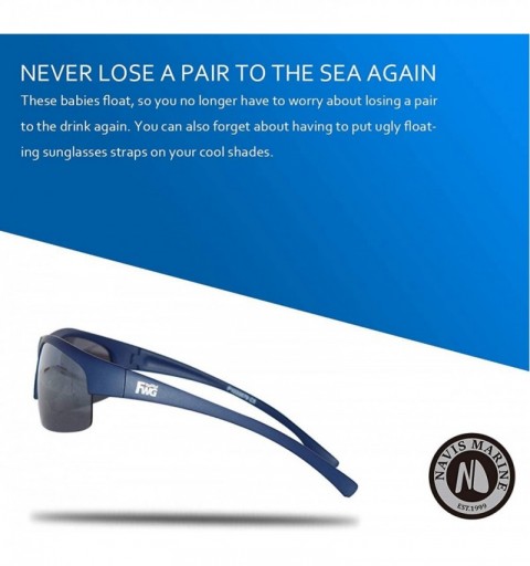 Sport Floating Polarized Sunglasses for Men Women Fishing Sailing Water Sports Eyewear UV Protection - Navy P79 - CV1935X7U85...