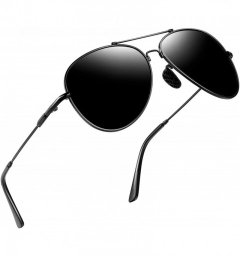 Goggle Classic Sunglasses for Women Men Metal Frame Mirrored Lens Designer Polarized Sun glasses UV400 - CY18S9ZK55W $24.39