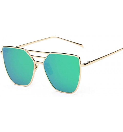 Aviator Luxury Sunglasses Women Brand Desinger Metal Mirror Sun Glasses For Women 1 - 5 - CF18XE9TUZS $8.22