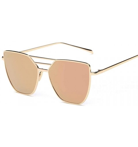 Aviator Luxury Sunglasses Women Brand Desinger Metal Mirror Sun Glasses For Women 1 - 5 - CF18XE9TUZS $8.22