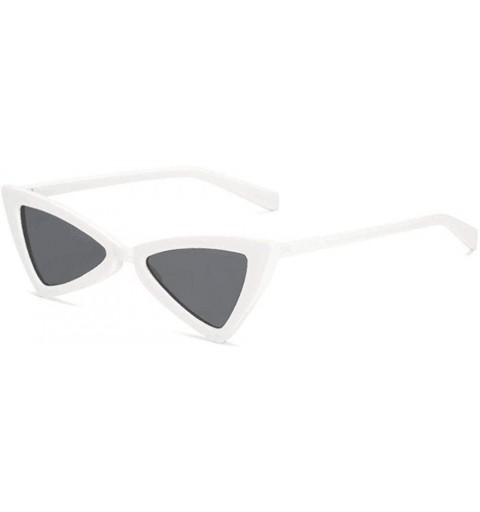 Aviator Fashion Retro Sunglasses Ladies Fashion Cat Eye Luxury Brand Designer C6 - C4 - CB18YR3W295 $21.72