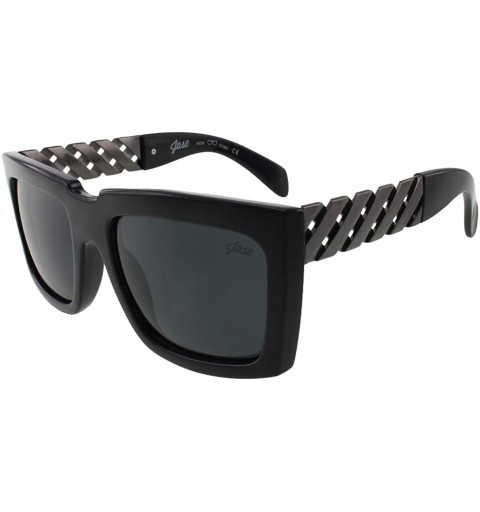 Square New York Casero Polarized Sunglasses - Gunmetal - CO196MU80R2 $34.13