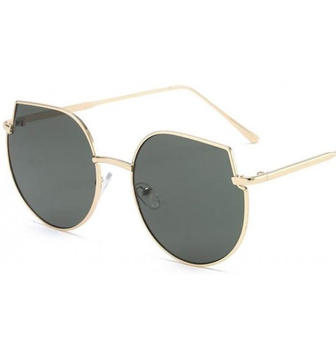 Cat Eye Fashion Summer Irregular Cat-eye UV400 Frame Sunglasses for Summer - Black Frame Black Lens - CV18WU3W8SK $12.54