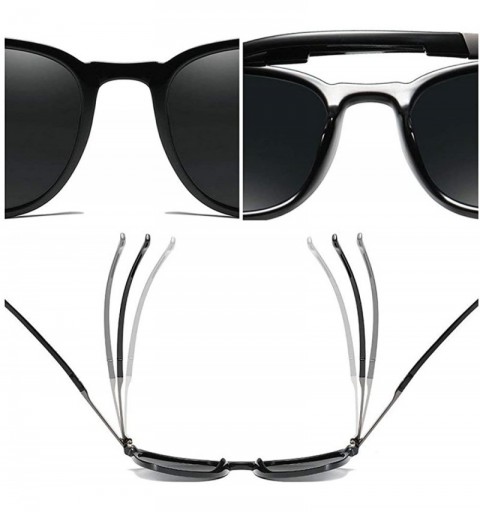 Square Myopic Polarized Sunglasses Men's Fashion New 0 to -6.0 Nearsighted Polarized Lens Ultralight TR90 Frame - CS18ZC6IHTH...