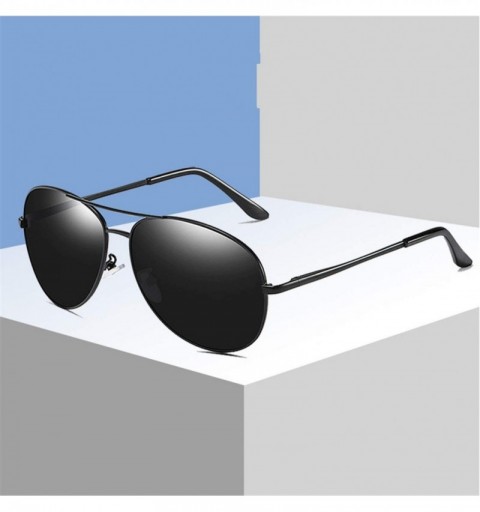 Oval New Pilot Polarized Men Sunglasses Fashion Ladies Glasses UV400 Oval Metal Frame Sports Driving - C3 - C6198AIGOAG $31.04