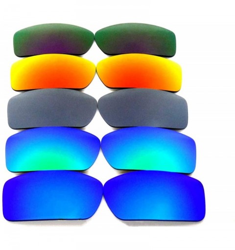 Oversized Replacement Lenses for Oakley Gascan Blue&Green&Gray&Red&Purple Color Polarized 5 Pairs-FREE S&H. - CC120Z9V9RZ $24.67