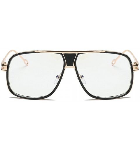 Rimless Women Men Fashion Quadrate Metal Frame Brand Classic Sunglasses - CA18O3RKG45 $10.89