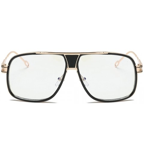 Rimless Women Men Fashion Quadrate Metal Frame Brand Classic Sunglasses - CA18O3RKG45 $10.89