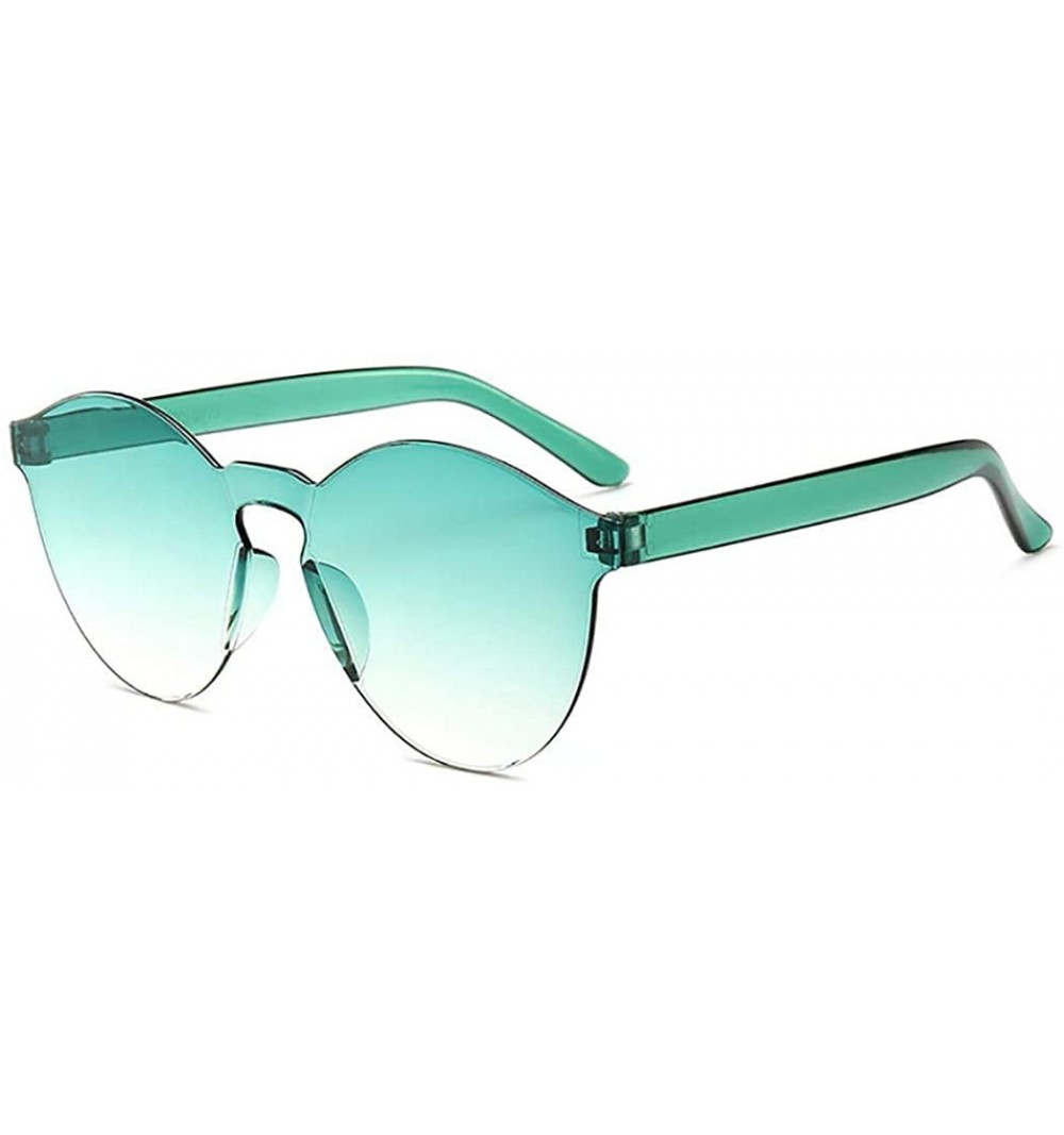 Round Unisex Fashion Candy Colors Round Outdoor Sunglasses Sunglasses - CJ199S756U6 $20.21