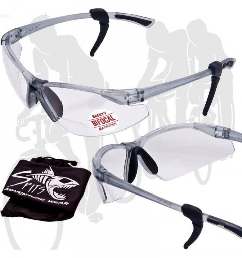Sport THRESHER Cycling Sunglasses Removable Adjustable - Clear Lenses - CL11EE1N59L $52.69
