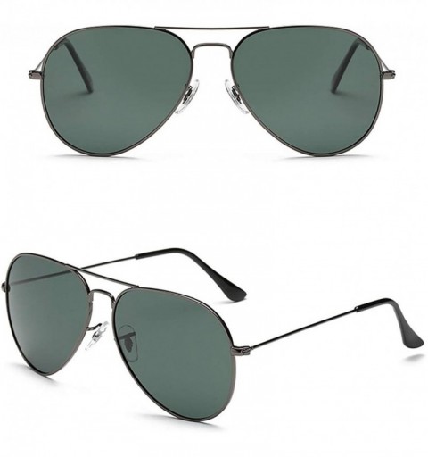Oversized LIGHTWEIGHT Polarized Aviator Sunglasses for men and women WITH CASE 100% UV Protection 58MM - CQ18TKE0HTW $14.67