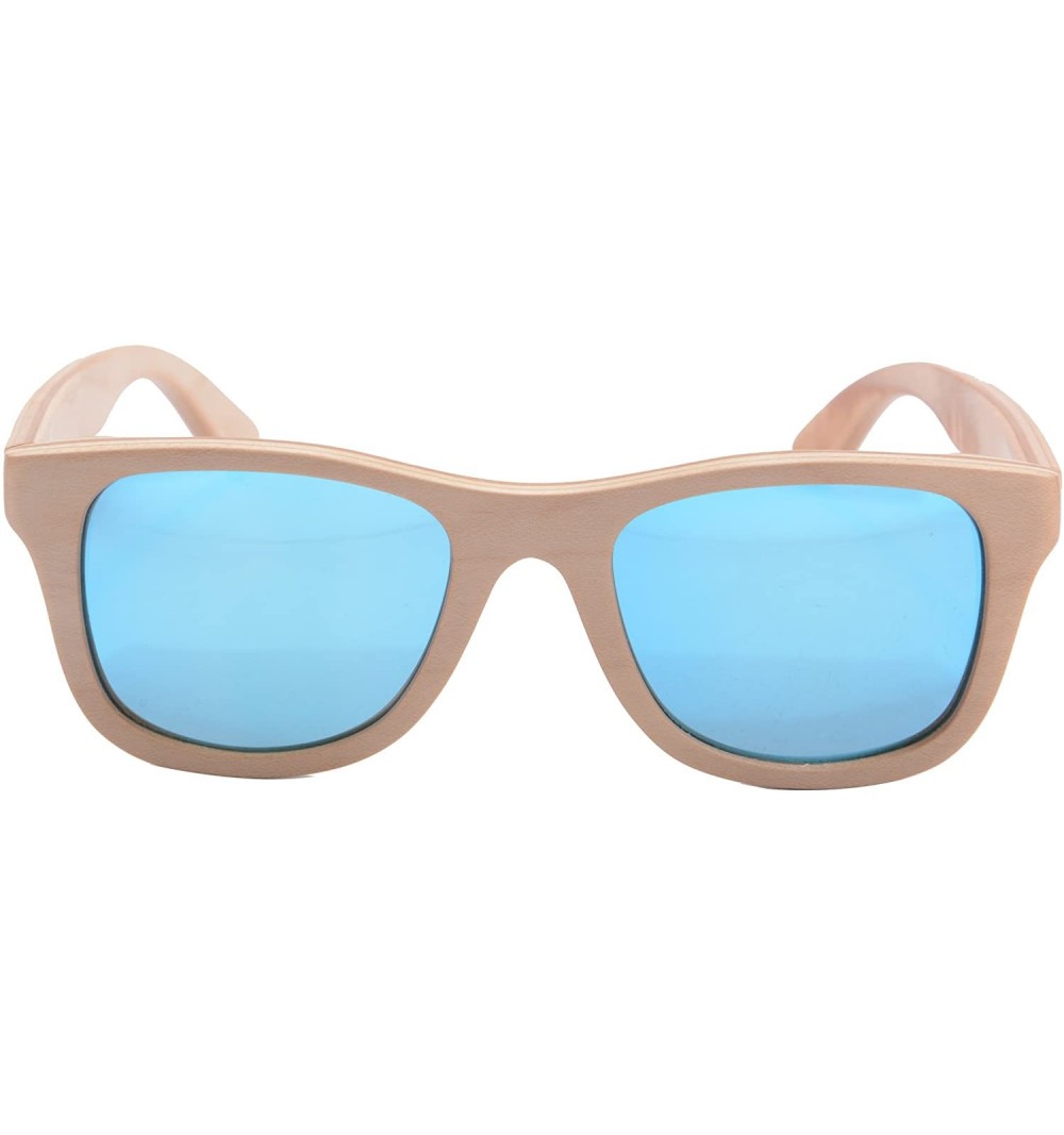 Sport Polarized Wooden Sunglasses Skateboard Wood Summer Glasses UV400 Protection Outdoor Sports Sunglasses-SG68004 - CC18E66...