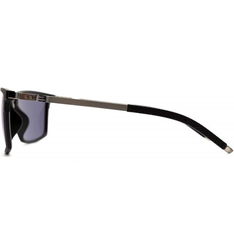 Square p583 Square Style Polarized- for Mens 100% UV PROTECTION - Darkblue-silvermirror - CX192TGT29S $19.68