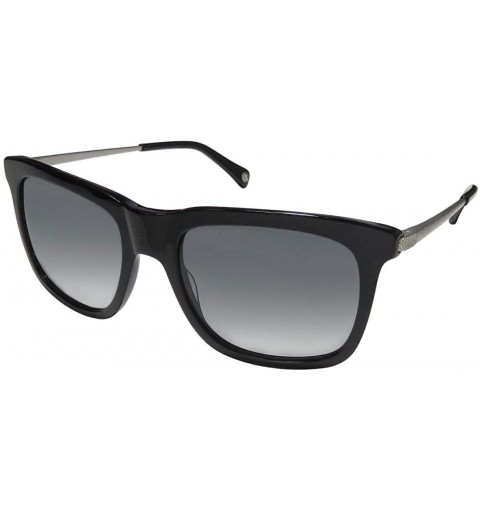 Oversized Wheeler Mens/Womens Designer 100% UVA & UVB Lenses Sunglasses/Shades - Black - CQ19009OZL9 $37.60