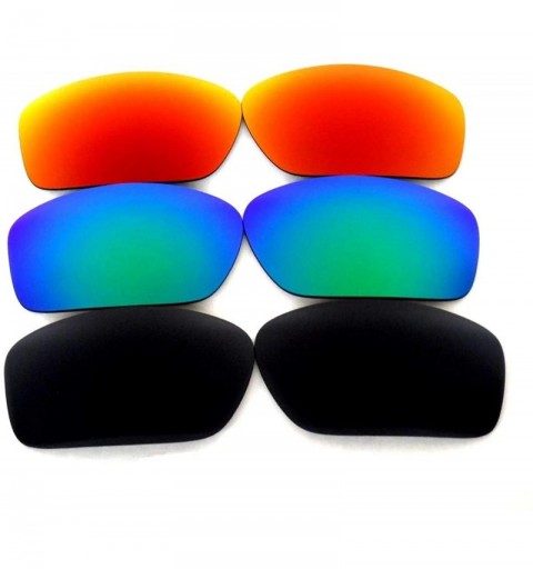 Sport Replacement Lenses Valve Black/Green/Red Polarized 3 Pairs - S - CB188MDOEAO $40.25