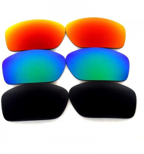 Sport Replacement Lenses Valve Black/Green/Red Polarized 3 Pairs - S - CB188MDOEAO $20.67