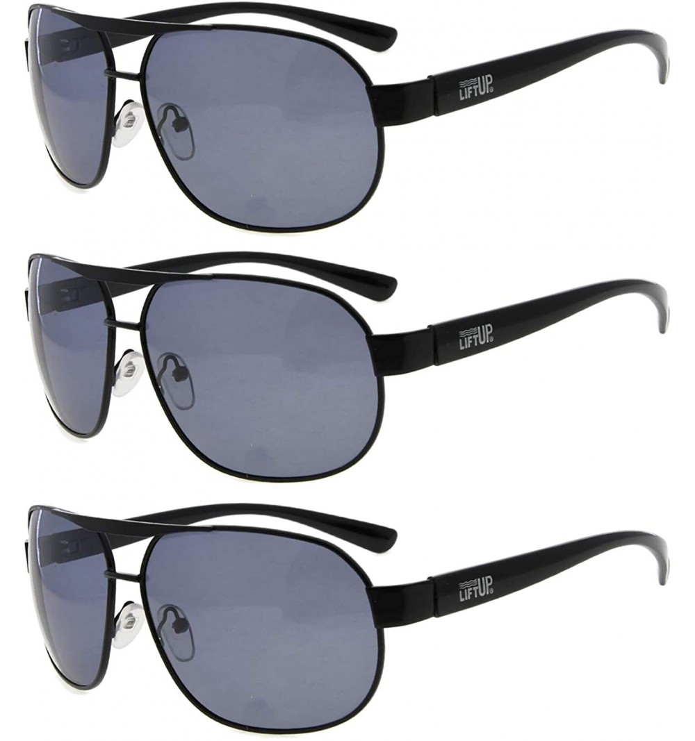 Sport 3 Pack Driving Sunglasses Day and Night Vision Glasses Men Women - 3840-polarized-smoke - C918QY24LH7 $12.69