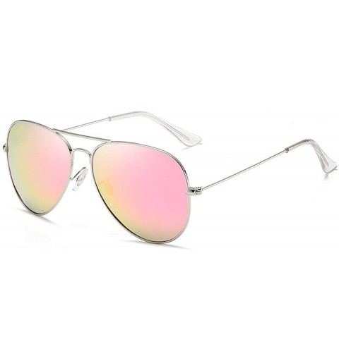 Rimless Fashion Retro Classic Metal Round Polarized Sunglasses Men Women Luxury Color Lens Vintage Mirrors Sun Glasses - CK19...