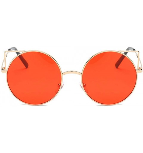 Semi-rimless Men Womens Unisex Fashio Chic Cat Eyes Shades Frame UV Glasses Sunglass - H - CI18TIUWCG7 $10.87