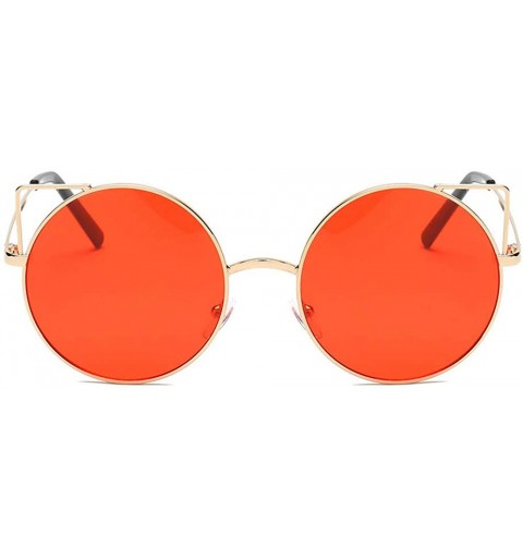 Semi-rimless Men Womens Unisex Fashio Chic Cat Eyes Shades Frame UV Glasses Sunglass - H - CI18TIUWCG7 $10.87