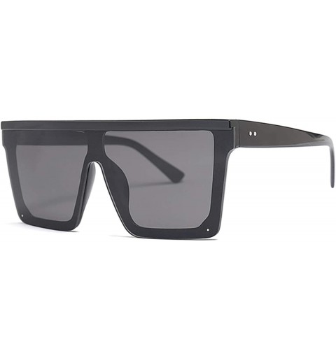Square Vintage Ovesized Sunglasses Women Shades Luxury Brand RimlSquare Sun Glasses Men Black Dames - C51985HUW48 $30.17