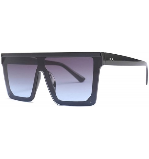 Square Vintage Ovesized Sunglasses Women Shades Luxury Brand RimlSquare Sun Glasses Men Black Dames - C51985HUW48 $30.17