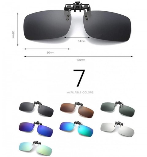 Sport Mens/Womens Clip-On Sunglasses Flip-Up Polarised Sun Lenses fit over Prescription Glasses/Readers/Outdoor Sports - CV18...
