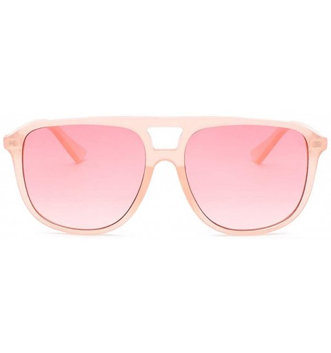 Round Clearance!!! Polarized Sunglasses Women Men Retro Sunglasses Full Frame sunglasses Round Mirrored Lens - Pink - C918UGI...